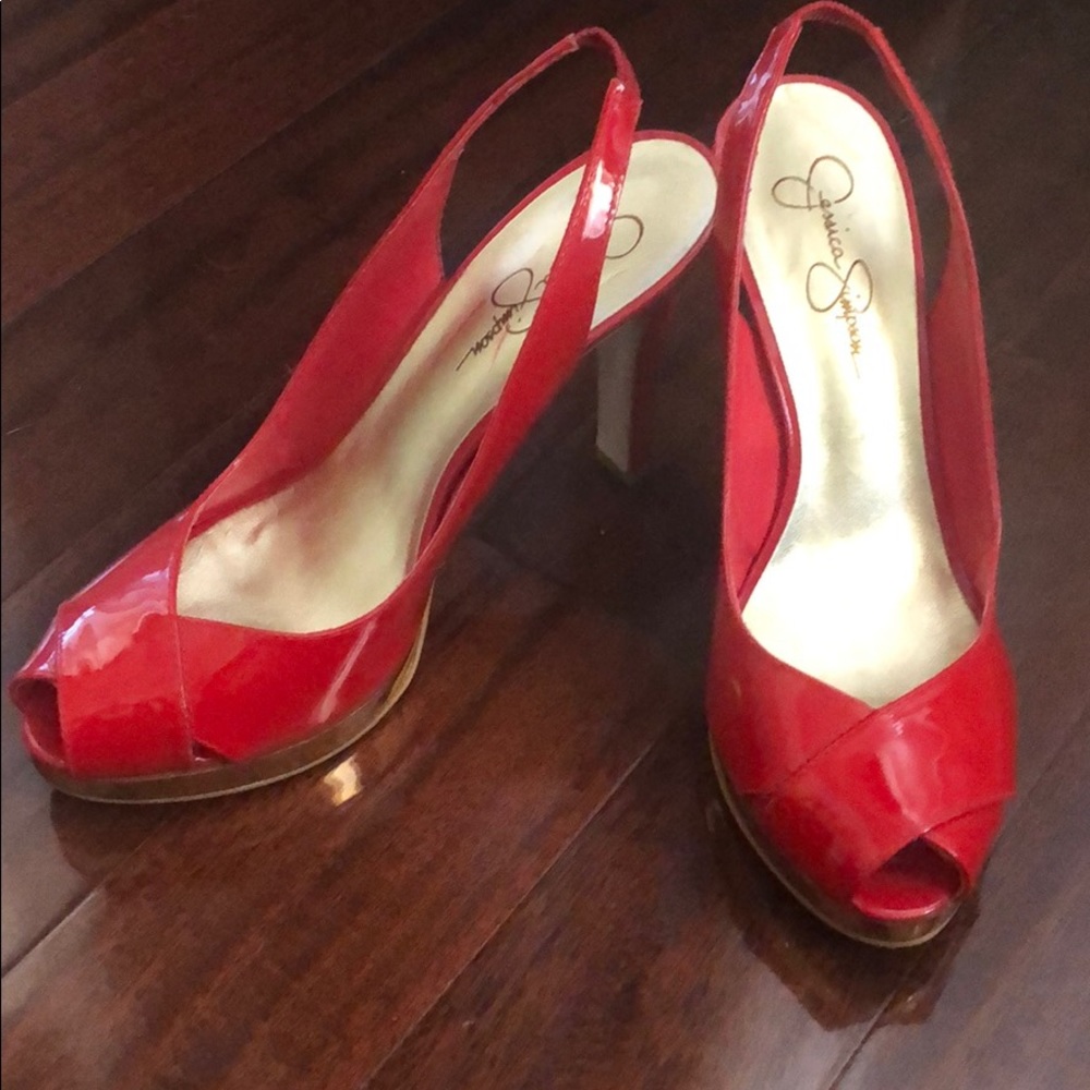Jessica Simpson Slingback Platform Heel